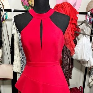 Worn 1 Time! BCBGMAXAZRIA Red Dress